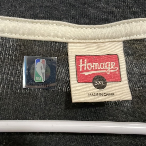 Homage nba Murray and Johnson t-shirt size 3XL charcoal - Picture 2 of 4